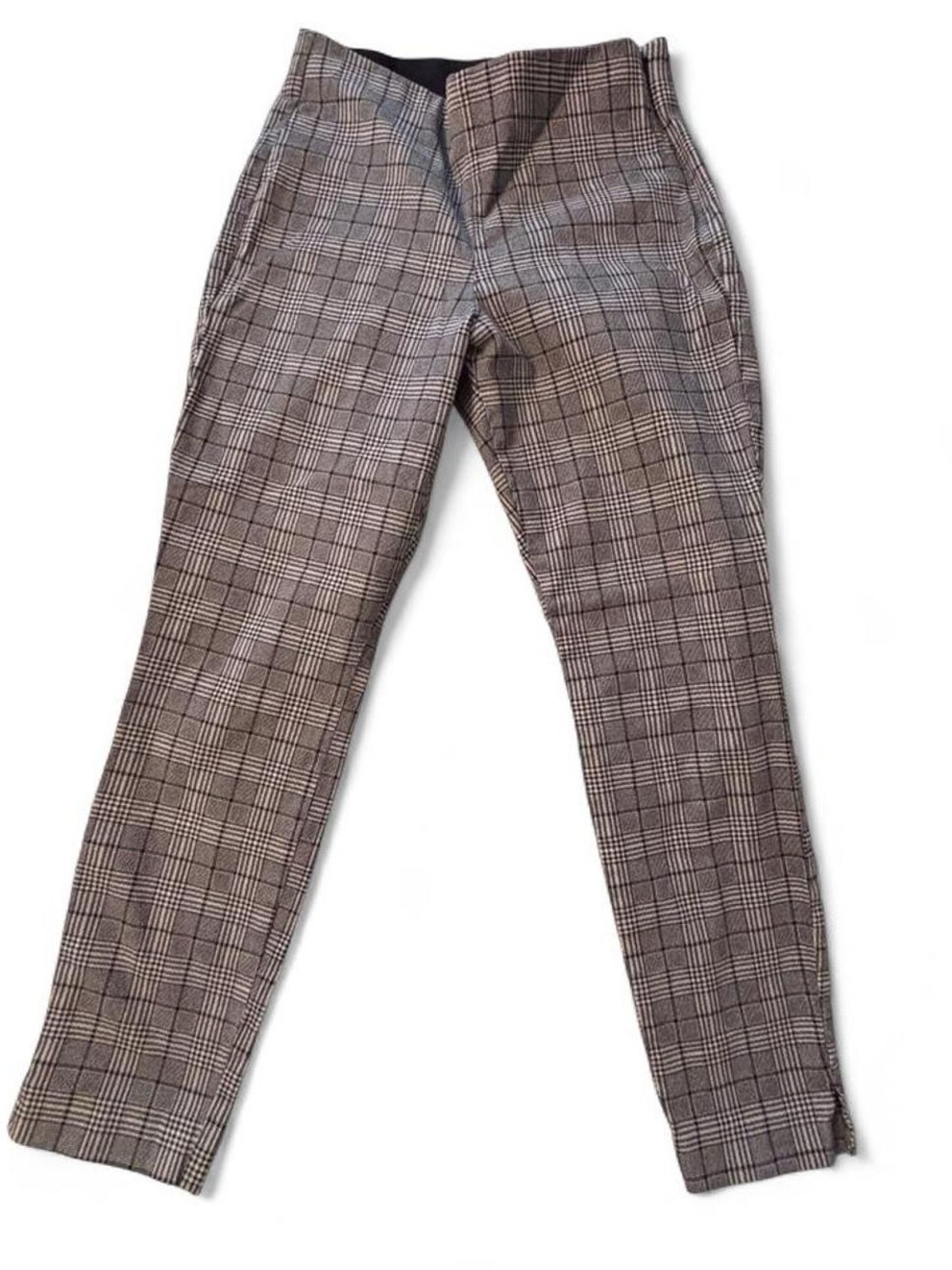 Women’s Gray Plaid Dress Pants